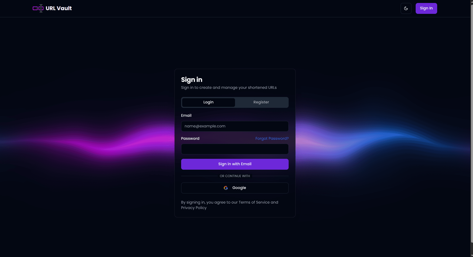 Password-Protected URL Shortener screenshot 2